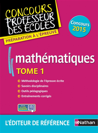 Mathématiques : concours 2015. Vol. 1
