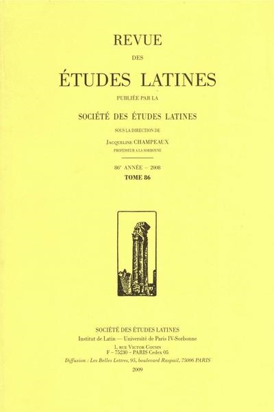 Revue des études latines,...