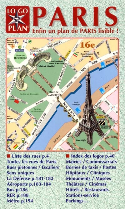 Paris : enfin un plan de Paris lisible !