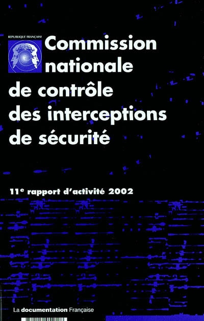 11e rapport d'activité : année 2002