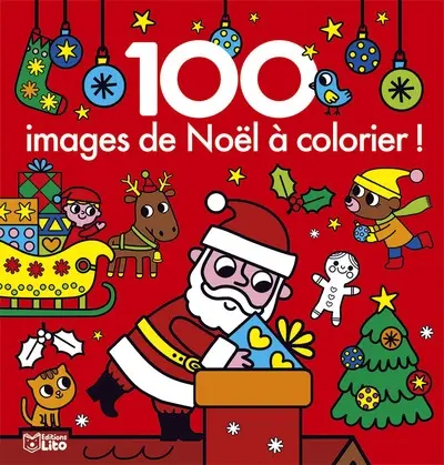 100 images de Noël à colorier !