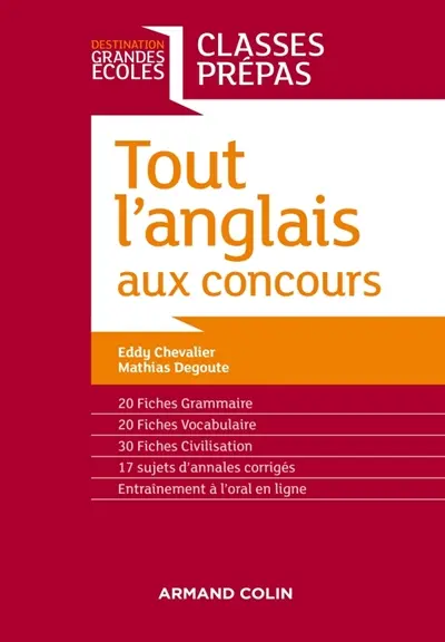 Tout l'anglais aux concours : classes prépas