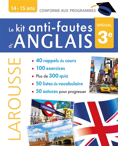 Kit anti-fautes d'anglais, 3e