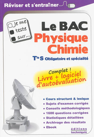 Physique chimie : terminale S obligatoire et spécialité