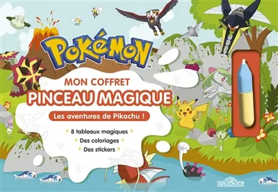 Pokémon : Mon coffret pinceau magique : Les aventures de Pikachu !