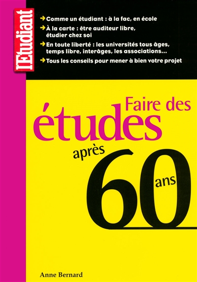 Faire des études après 60 ans