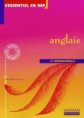 Anglais, 2e professionnelle