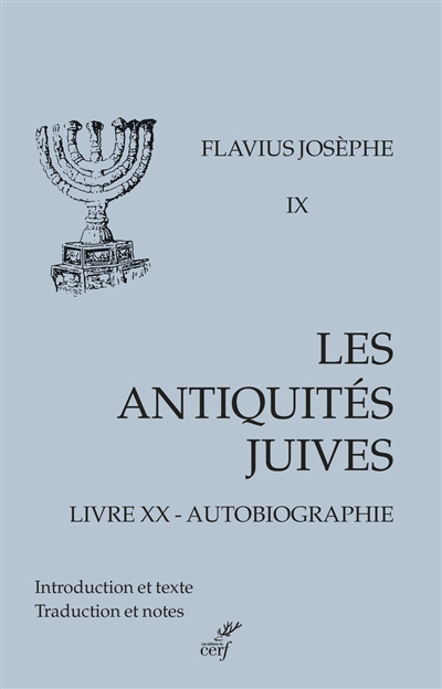 Antiquités judaïques. Vol. 9