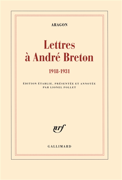 Lettres à André Breton : 1918-1931
