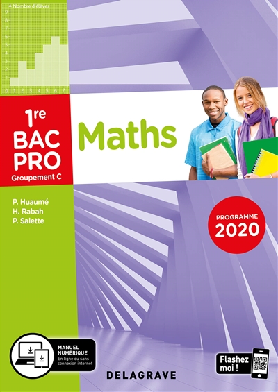 Maths, groupement C, 1re bac pro : programme 2020