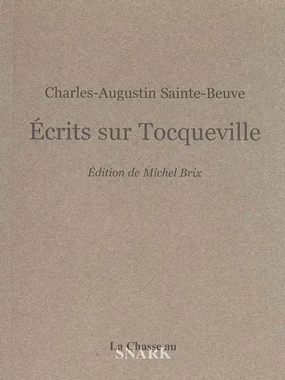 Ecrits sur Tocqueville