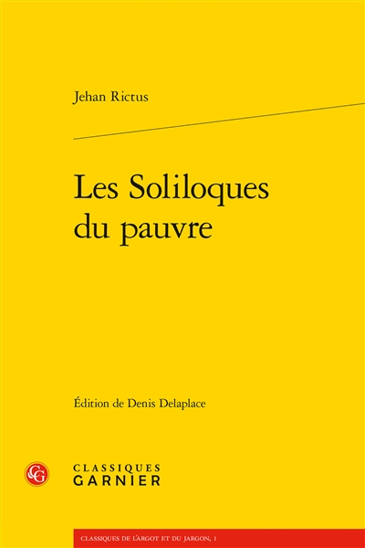 Les soliloques du pauvre