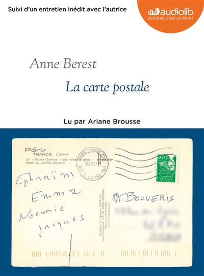 La carte postale : suivi d'un entretien inédit avec l'autrice - Anne Berest