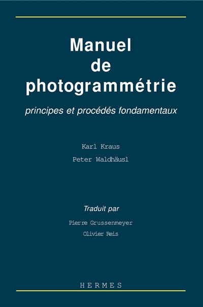 Manuel de photogrammétrie :...
