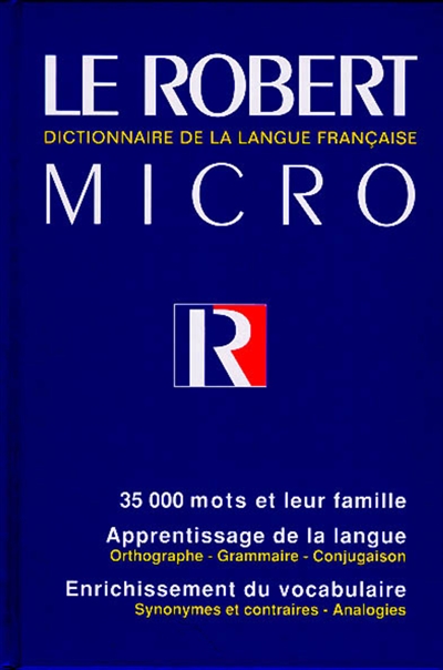 Le Robert Micro Dictionnaire de la langue française
