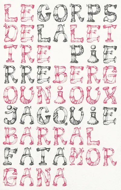 Le corps de la lettre