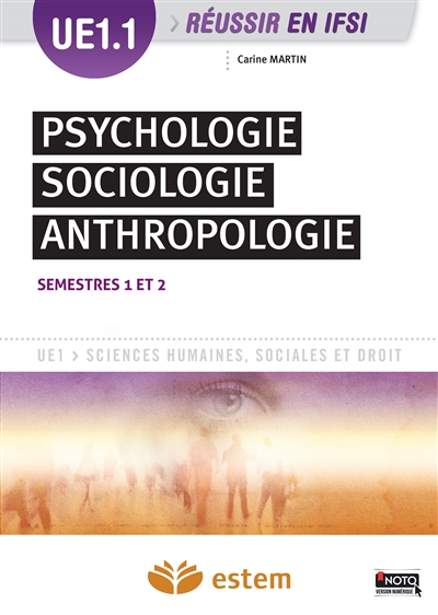UE1.1 : psychologie, sociologie, anthropologie : semestres 1 et 2