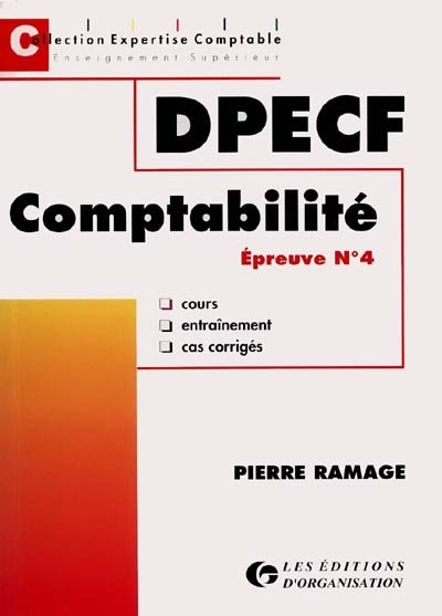 DPECF comptabilité, UV n° 4