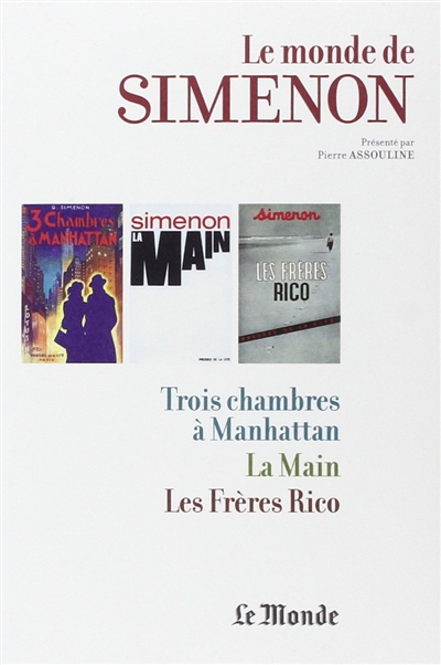 Le monde de Simenon. Vol. 13. New York