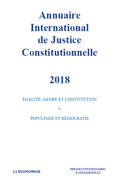 Annuaire international de justice constitutionnelle. Vol. 34. 2018