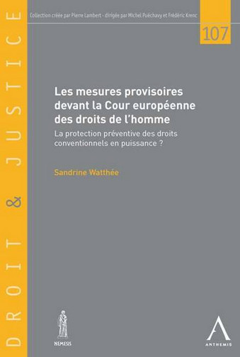 les mesures provisoires devant la cour européenne des droits de l'homme : la protection préventive des droits conventionnels en puissance ?