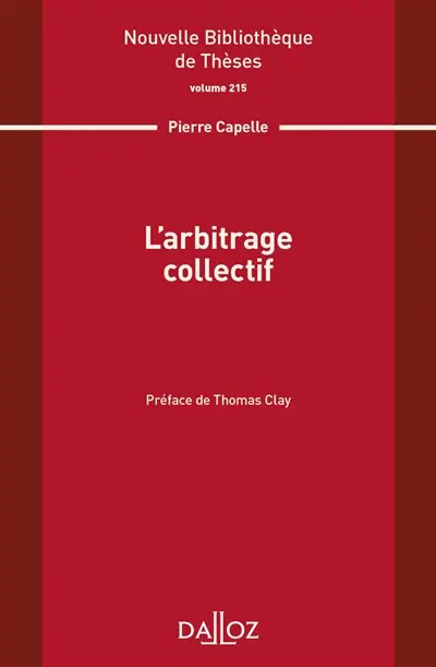 L'arbitrage collectif