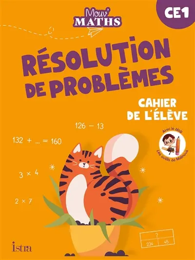 Mouv' maths : résolution de problèmes CE1 : cahier de l'élève