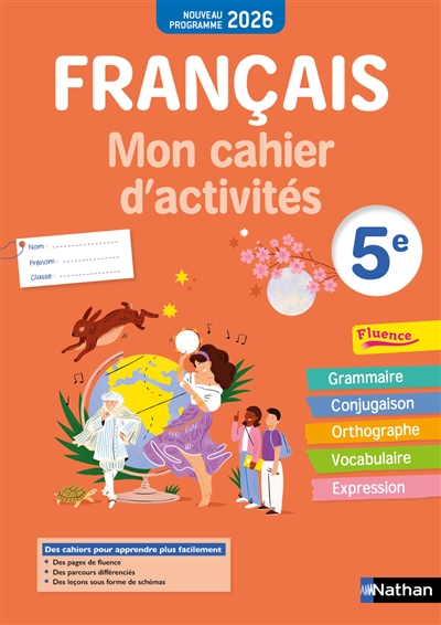Français, mon cahier...
