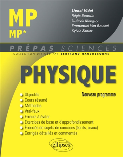 Physique MP-MP* : nouveau programme 2014