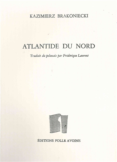 Atlantide du Nord : anthologie poétique