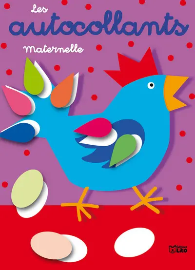 Les autocollants maternelle. La poule