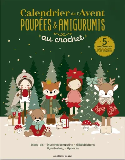 Calendrier de l'Avent poupées & amigurumis au crochet