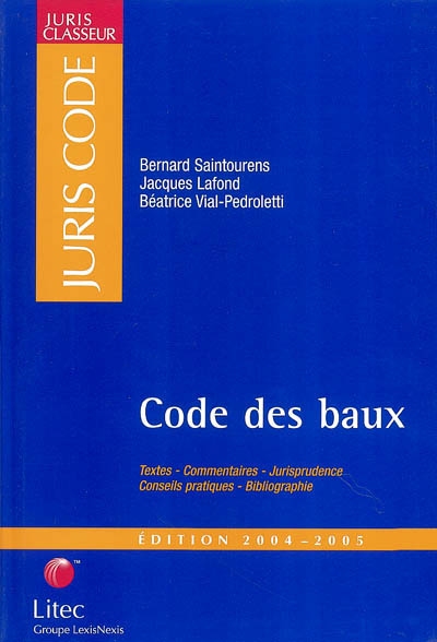 Code des baux 2004-2005