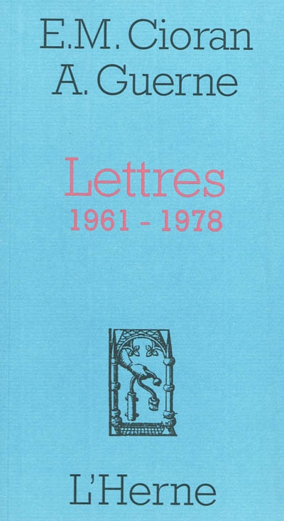 Lettres, 1961-1978