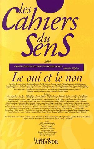 Cahiers du sens (Les), n° 24. Le oui et le non