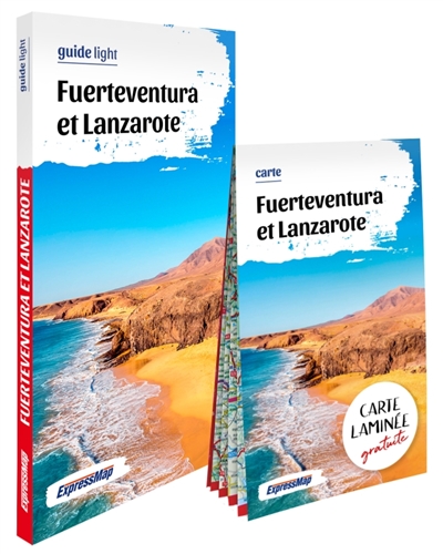 Futerteventura et Lanzarote : guide + carte laminée