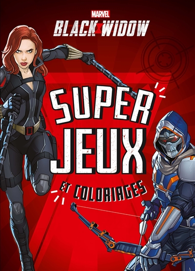 Black Widow : super jeux et coloriages