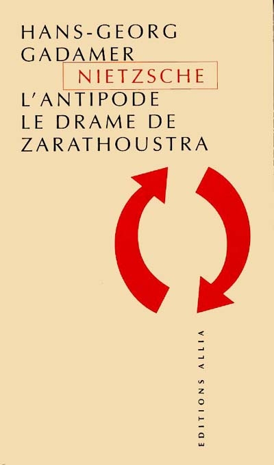 Nietzsche l'antipode : le drame de Zarathoustra