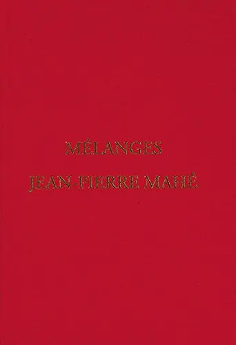 Travaux et mémoires, n° 18. Mélanges Jean-Pierre Mahé