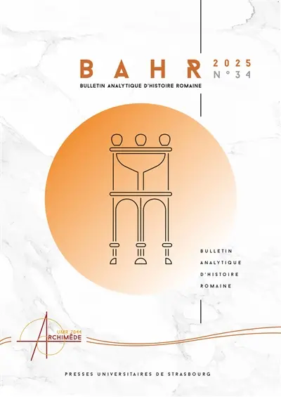 Bulletin analytique d'histoire romaine, n° 35