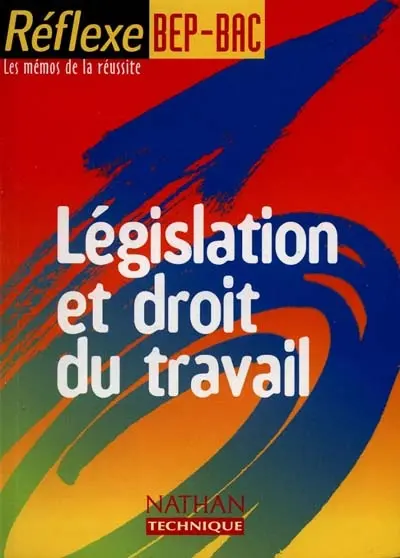 Législation et droit du travail, BEP-bac, 1998-1999