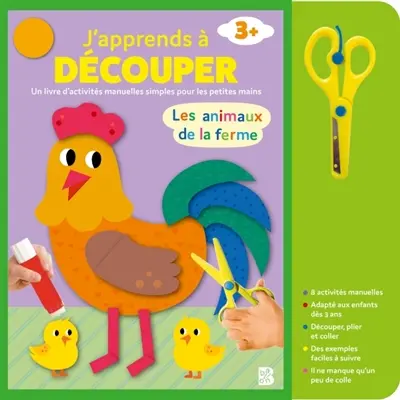 J'apprends à découper : Les animaux de la ferme J'apprends à découper : Les animaux de la ferme