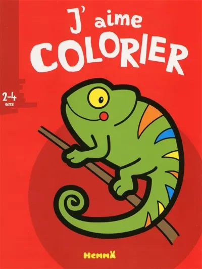 J'aime colorier : 2-4 ans : caméléon