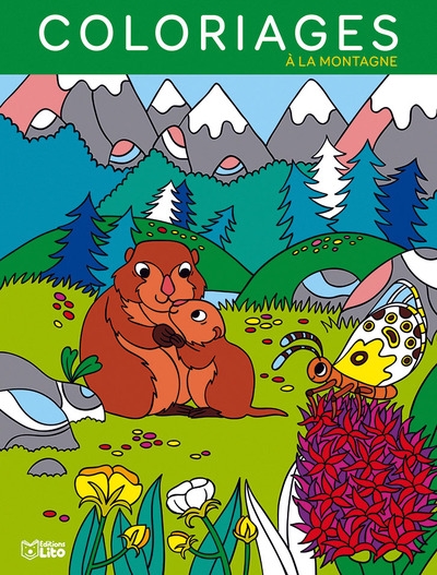 A la montagne : coloriages