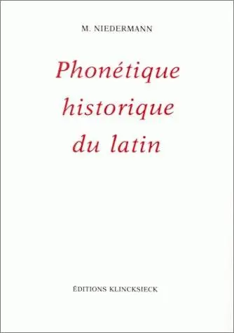 Précis de phonétique historique du latin