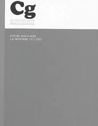 LJC notations 1977-2007