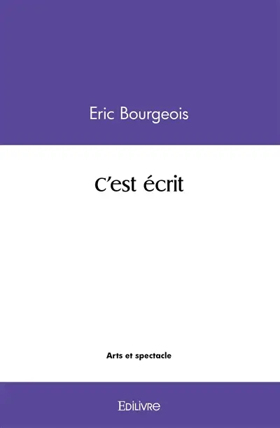 C'est écrit