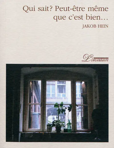 Qui sait ? peut-être même que c'est bien...