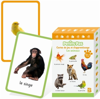 Les animaux : cartes de jeu et d'apprentissage