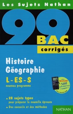 Histoire géographie L ES S, bac 99